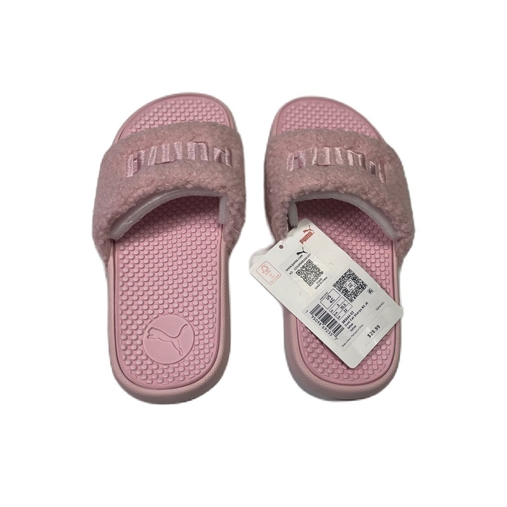 Puma Cool Cat Sherpa Slides Size 6